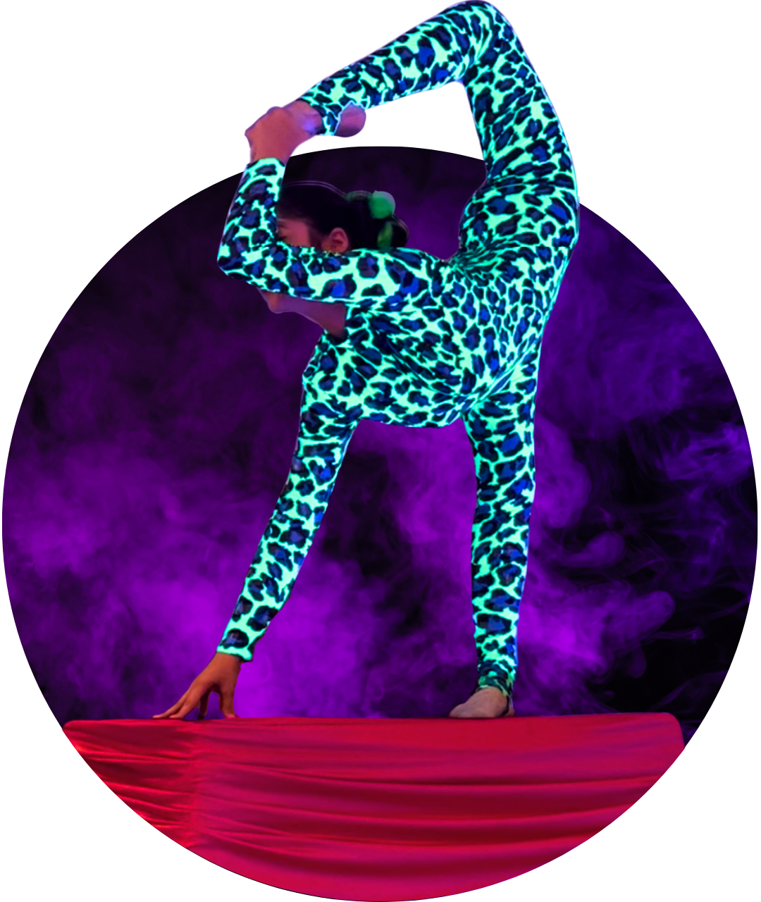 Contortion Table - published Neon Circus performance