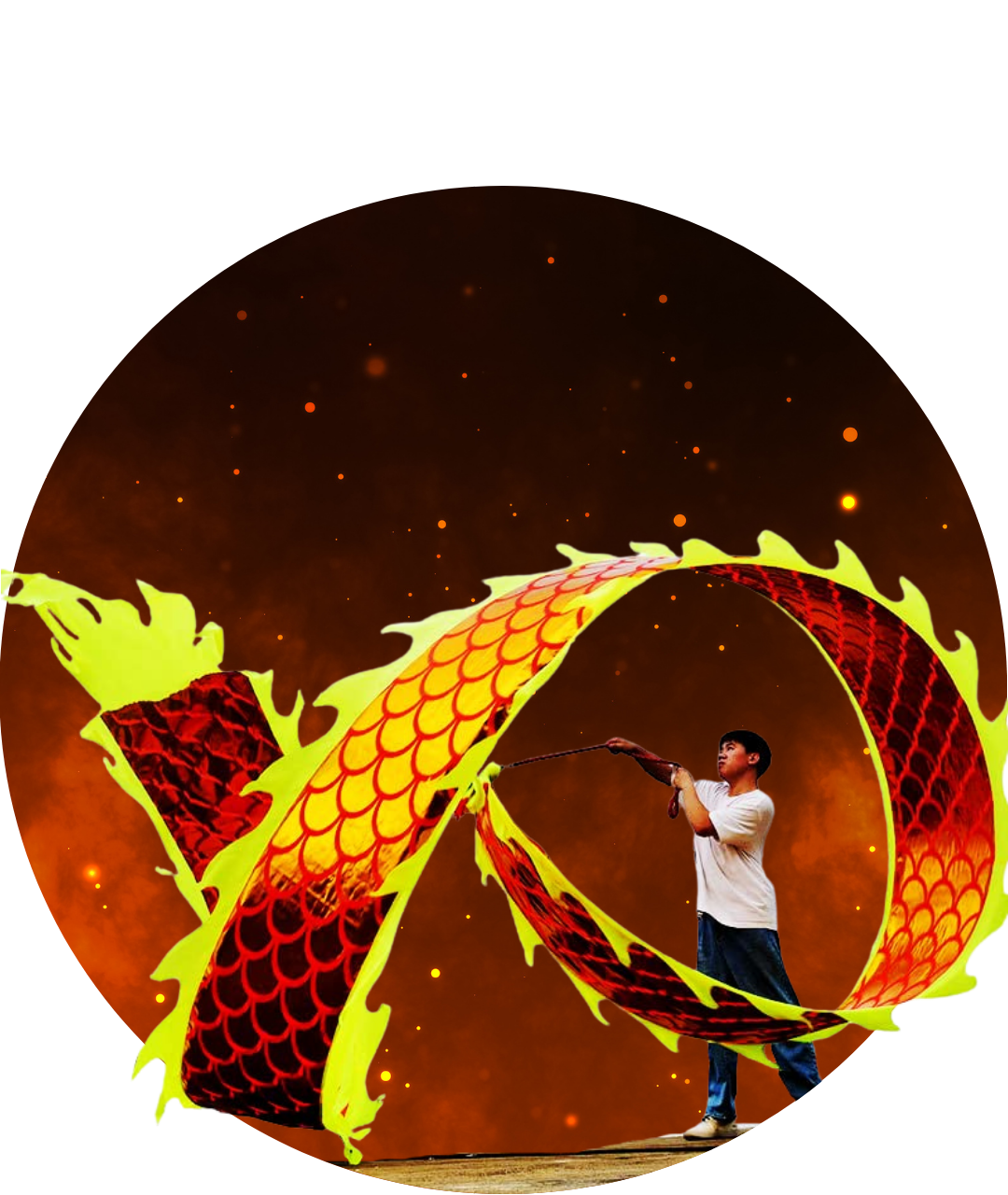 Dragon - published Neon Circus performance